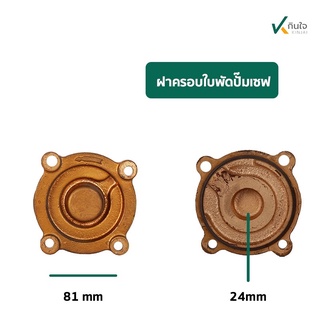 ฝาตรอบใบพัดปั๊มเซล หน้า 81 มิล รู 24 มิล