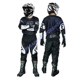 ชุดวิบาก ชุดขี่มอเตอร์ไซค์วิบาก Motocross 2021 ดำขาว 🔥 รุ่นใหม่ พร้อมส่ง 🔥