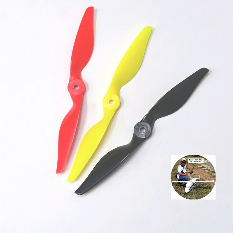 ใบพัดไฟฟ้า 9x6E (คละสี) ชุดละ 3 ใบ สำหรับมอเตอร์ 2212/1200KV,2217/1200KV,2814/1400KV