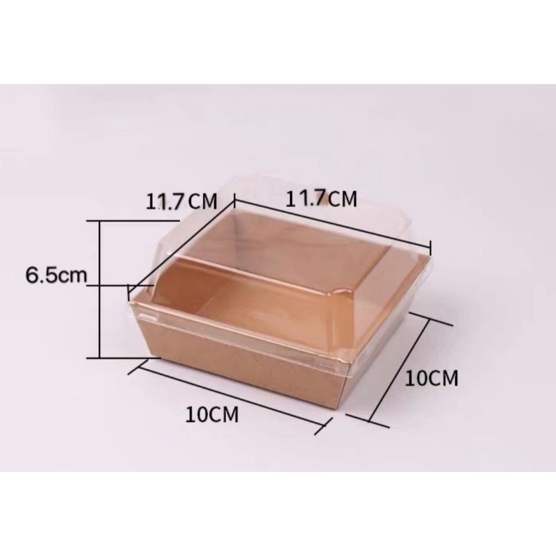 พร้อมส่ง!!กล่องเค้กครึ่ง1/2ปอนด์ฝาใส  ใส่ขนมได้หลากหลายมีหลายแบบ - รูปที่ 6