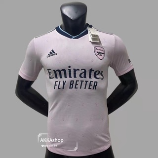 เสื้อบอล อาร์เซน่อล ทีมเยือน ชุดที่ 3 สีชมพู 2022-2023 เกรด  Player