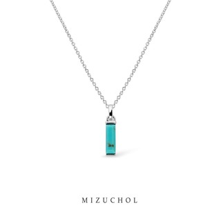 Mizucholสร้อยเงินแท้Turquoise Canvas