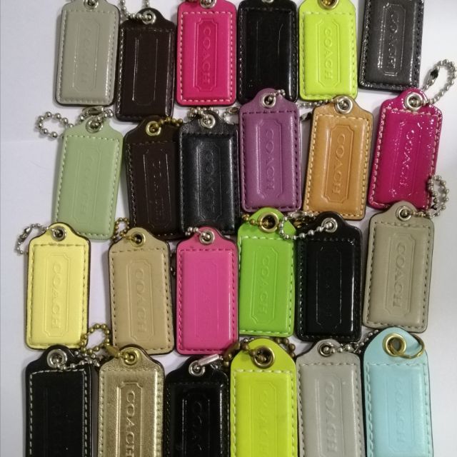 Size  L ป้ายแท๊คห้อยกระเป๋า Coach  Vintage Y2K รุ่นเก่า ขนาด 2 นิ้ว Hangtag