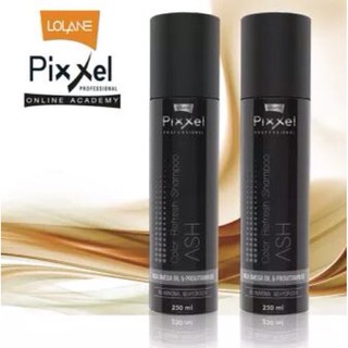 Lolane Pixxel Color Refresh Shampoo แชมพู โลแลน พิกเซล คัลเลอร์ รีเฟรช แชมพูเปลี่ยนสีผม 250มล สีเทา