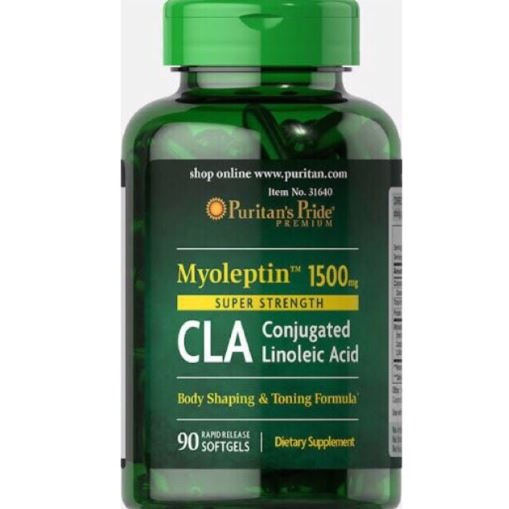 Super Strength Myo-Leptin™ CLA 1500 mg { 90 เม็ด } Puritan's Pride ลดไขมัน ลดอ้วน ลดพุง กระชับสัดส่ว