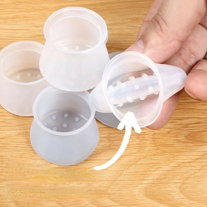 แผ่นซิลิโคน กันลื่น สําหรับรองขาโต๊ะ เก้าอี้ ป้องกันขาโต๊ะ เฟอร์นิเจอร์ 1 ชิ้น - รูปที่ 2