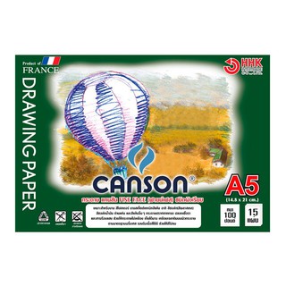 Canson สมุดวาดเขียน Canson FINE FACE  100ปอนด์ เรียบ A5 #600655