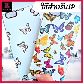 -พร้อมส่งในไทย-เคสซิลิโคนสกรีนลายผีเสื้อ TPU นิ่ม ใช้สำหรับIPทุกรุ่น #1009