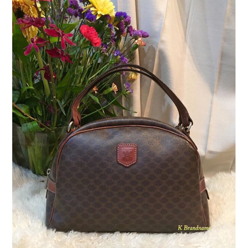 Celine Vintage Macadam Handbag แท้ 💯%