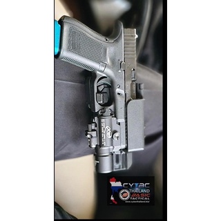 ซองพกนอกขึ้นลำ/ติดไฟฉาย สำหรับ Glock19/17