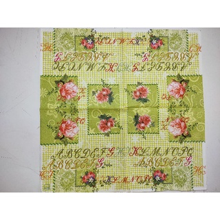 กระดาษ napkins ขนาด 33 x 33 cm สำหรับงาน decoupage สบู่