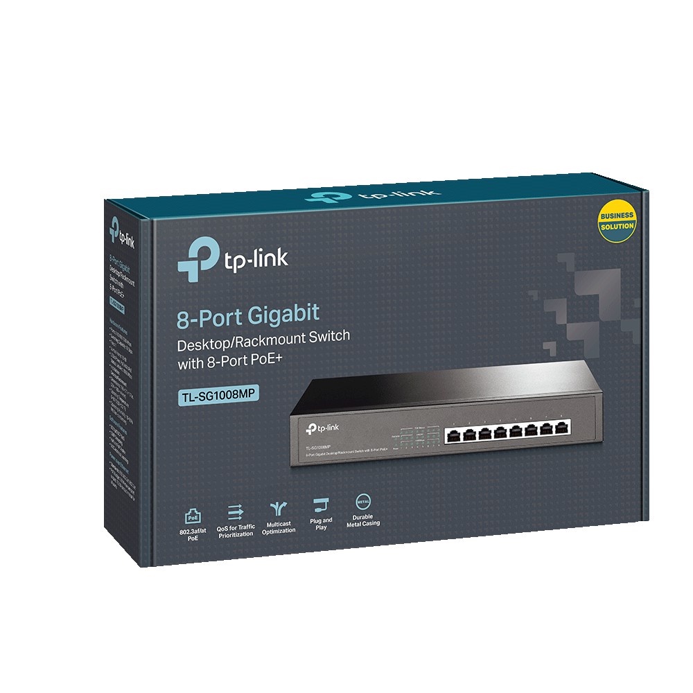 TP-Link TL-SG1008MP 8-port POE Gigabit network switch (ของแท้ TP-Link Vietnam)