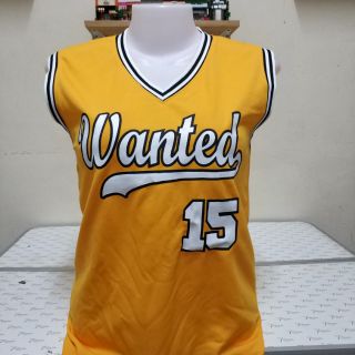 เสื้อบาสคอวี สกรีน "Wanted 15"