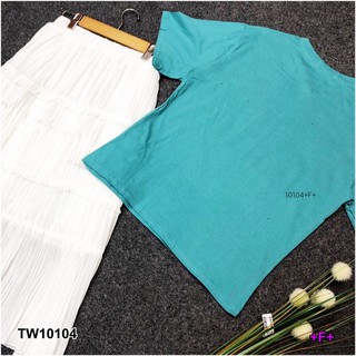 TW10104Set 2 ชิ้น เสื้อสกรีนลายกราฟฟิก + กระโปรงกราฟฟิก รายละเอียดสินค้า  Set 2 ชิ้น เสื้อแขนสั้น ผ้าคอตตอน สกรีนลาย + ก