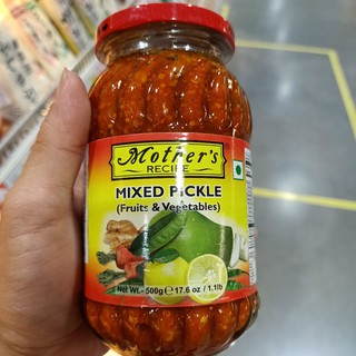 ecook อินเดีย มิค พริคเคล ซอส สำหรับปรุงอาหาร mother recipe mixed pickle 500g