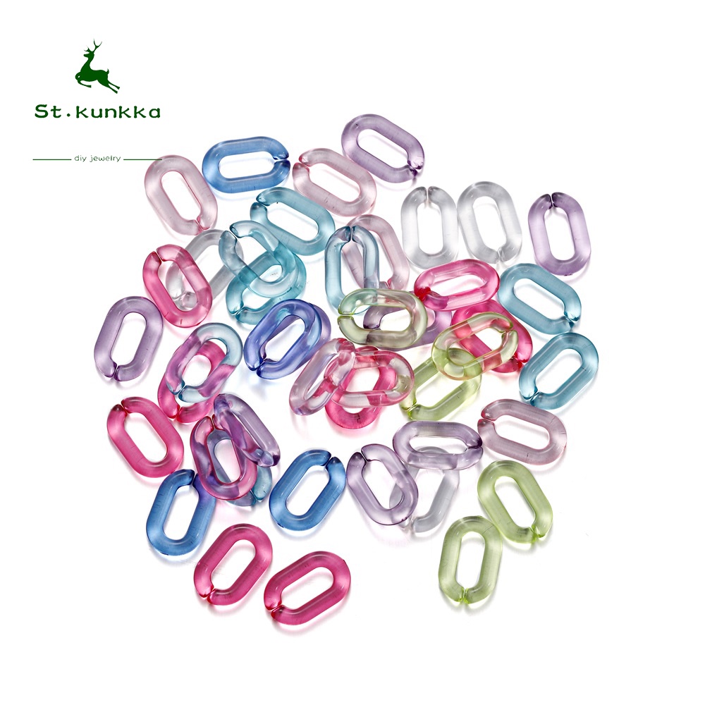 หัวเข็มขัดตัว U สีใส สําหรับหน้ากาก DIY 50/100 ชิ้น