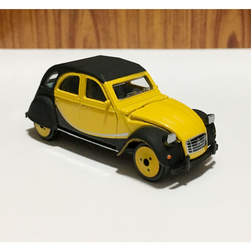 Majorette Citroen 2CV - Yellow/Black Color /Wheels VINYD /scale 1/64 (3 inches) no Package