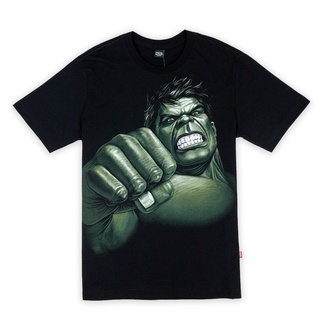 Marvel Men Hulk T-Shirt - เสื้อยืดผู้ชายลายฮัค สินค้าลิขสิทธ์แท้100% characters studio