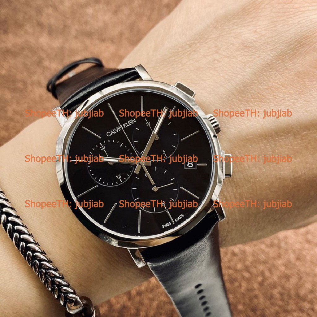 [Pre] CK K8Q371C1 K8Q371C6 K8Q376C3 K8Q376G6 42mm Posh Mens Watch Calvin Klein นาฬิกาผู้ชาย