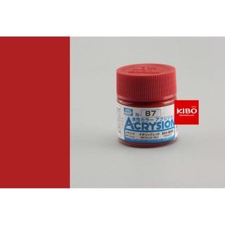 สีสูตรน้ำ ACRYSION COLOR N87 metallic red 10ml