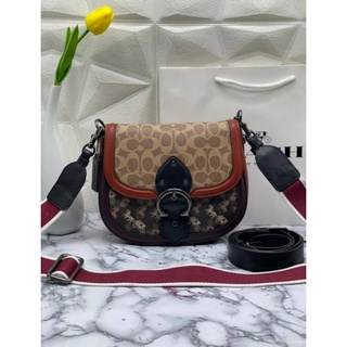 COACH 0745 Printed coated canvas and glovetanned leather
