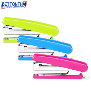 Deli 0221F-1 Stapler เครื่องเย็บกระดาษ เบอร์ 10 เย็บได้ 15 แผ่น คละสี 1 ชิ้น ที่เย็บกระดาษ เครื่องเย็บ สำนักงาน โรงเรียน