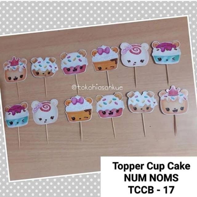 TCCB17 - NUM NOMS CUP เค้ก TOPPER เค้ก DECORTATIONS