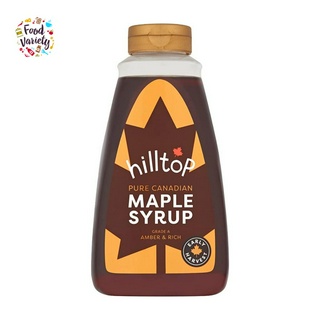 Hilltop Pure Canadian Maple Syrup Amber &amp; Rich 640g ฮิลท็อป เพียว แคเนเดียน เมเปิ้ล ไซรัป แอมเบอร์แอนด์ริช 640 กรัม