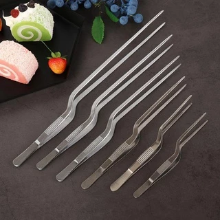 BEAU1 Food Tweezer เครื่องมือห้องครัวการนําเสนอการให้บริการสแตนเลส