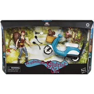 Marvel Legends Series Unbeatable Squirrel Girl on Scooter Vehicle and Accessories 6-inch Collectible Action Figure