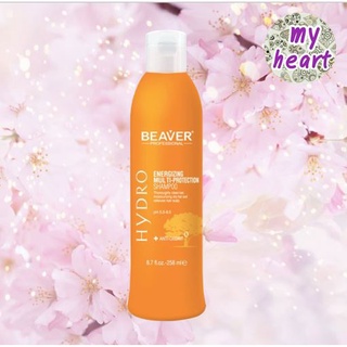 Beaver Energizing Multi-Protection Shampoo 258 ml แชมพูสำหรับผมแห้งเสีย และผ่านการทำเคมี