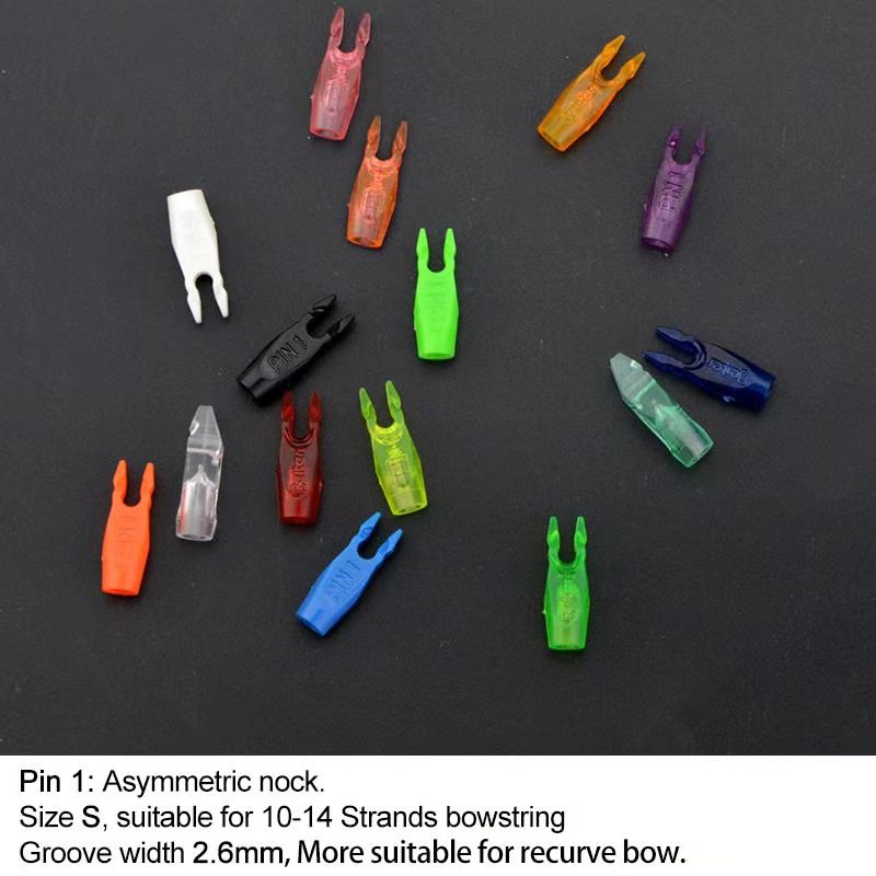 12 ชิ้น Nock Arrow pin1 pin2 สําหรับ 3.2/4.2/6.2