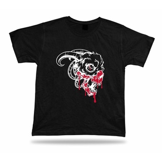 [100% Cotton] เสื้อยืด พิมพ์ลายหัวกะโหลก Zombie Monster Creature Skeleton สไตล์คลาสสิก โมเดิร์น PCniig16LFhkog87
