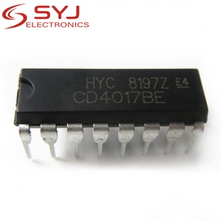 10pcs/lot CD4017BE DIP16 CD4017 DIP CD4017B new and original IC In Stock