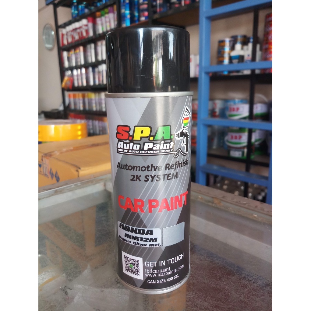 สีสเปรย์พ่นรถยนต์ S.P.A Honda NH612M Regent Silver Met.