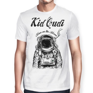 เสื้อยืดโอเวอร์ไซส์เสื้อยืดคอกลม ผ้าฝ้าย พิมพ์ลาย Kid Cudi Man On The Moon แฟชั่นคลาสสิก สําหรับเด็กผู้ชายS-3XL