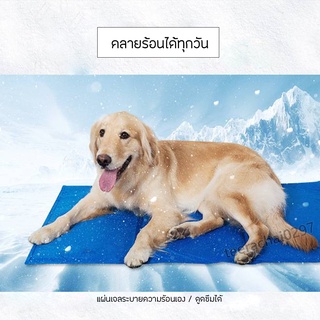 Pet Cool mat ที่นอนเจลเย็นกลาง สำหรับสัตว์เลี้ยง แผ่นเจลเย็น ที่นอนเย็น แผ่นทำความเย็น ที่นอนสัตว์เลี้ยง เบาะนอนเย็น