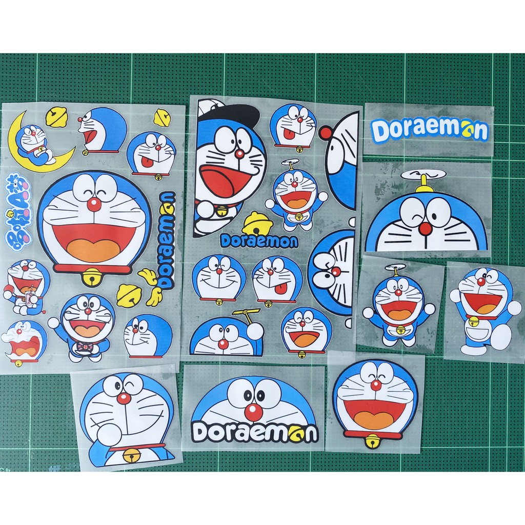 ตัวรีดการ์ตูน🥞 ตัดรีดติดเสื้อ Doraemon 🥞 สติกเกอร์รีดติดเสื้อ flex ตัวรีดการ์ตูนขนาดใหญ่