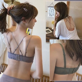 เสื้อชั้นในลูกไม้ เซ็กซี่ มีคุณภาพดี ไร้โครง สำหรับผู้หญิง ดันทรง มาใหม่ E22