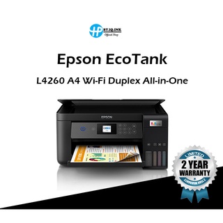 Epson EcoTank L4260 A4 Wi-Fi Duplex All-in-One Ink Tank Printer ประกัน ศูนย์ 2ปี