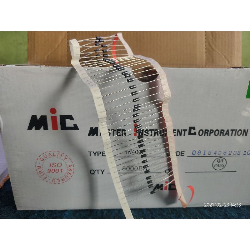 ไดโอด IN4007 1A 1000V / Dz IN4007 1A 1000V