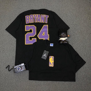 เสื้อยืดพรีเมี่ยม พิมพ์ลาย Nba X LAKERS KOBE BRYANT สีดํา