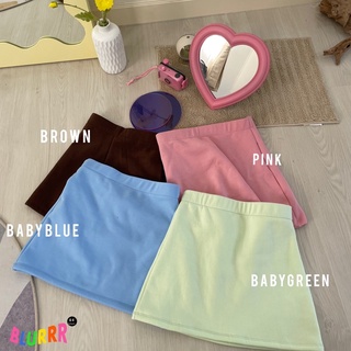 BLURRR Angelic Short Skirt✨ (brown, babyblue, babygreen, pink, lavender, green)