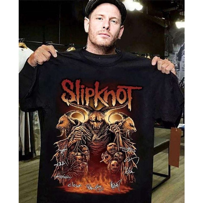 Joey Jordison Slipknot Members Signature Men Tshirt Cotton