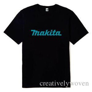 เสื้อยืด พิมพ์ลายโลโก้ Makita Power สีฟ้า แฟชั่นฤดูร้อน สําหรับผู้ชายS-5XL