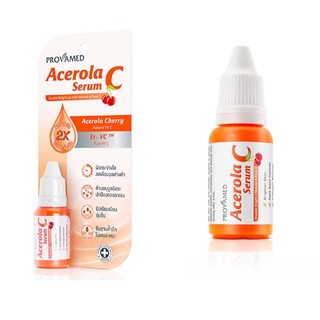 ❤️หมดอายุ06/21 Provamed Acerola C Serum 15 ml วิตามินซีบริสุทธิ์ 99% ผิวใส ไร้จุดด่างดำ