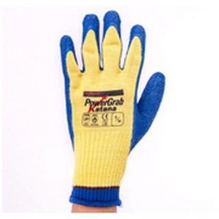 GLVR0025 ถุงมือยางกันบาด / Latex Coated Cut Resistant Gloves  รุ่น 305 POWER GRAB ( 1 คู่ / แพ็ค )