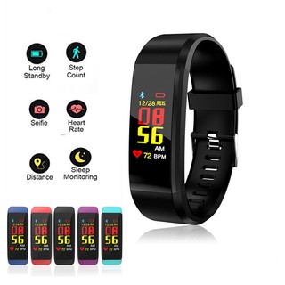 พร้อมส่ง Smart watch หน้าจอสี นับก้าวเดิน วัดอัตราการเต้นของ