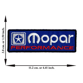 ตัดรีด ตัวรีดติดเสื้อ อาร์มปัก ติดเสื้อปัก ปักเสื้อ DIYลาย MOPAR PERFORMANCE3