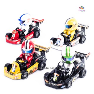 ProudNada Toys ของเล่นเด็กรถแข่ง 2 คันคละสี KART Special edition racing NO.282